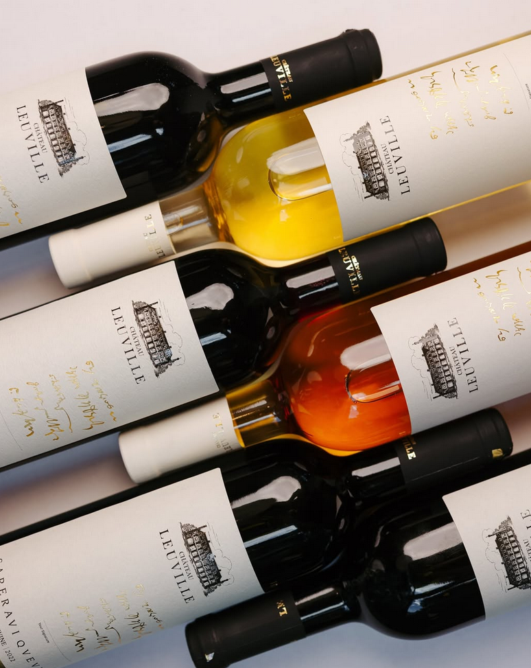 Château Leuville wine selection at Reserve in Tbilisi